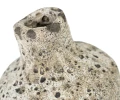 Wazon ceramiczny postarzany brązowy 13cm