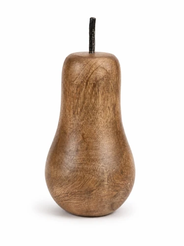 Gruszka drewniana dekoracyjna 20x10cm