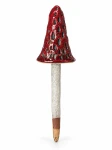 Grzyb ceramiczny czerwony 19cm – kapelusz 5cm