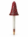 Grzyb ceramiczny czerwony 17cm – kapelusz 7cm