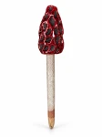 Grzyb ceramiczny czerwony 19cm – kapelusz 7cm