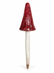 Grzyb ceramiczny czerwony 18cm – kapelusz 6cm