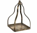Etażerka metalowa złota 48cm