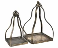 Etażerka metalowa złota 39cm