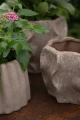 Osłonka ceramiczna brązowa postarzana 26cm