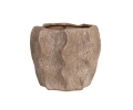 Osłonka ceramiczna brązowa postarzana 26cm