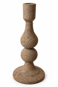 Świecznik brązowy postarzany 22,5cm