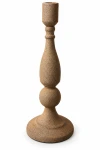 Świecznik brązowy postarzany 28,5cm
