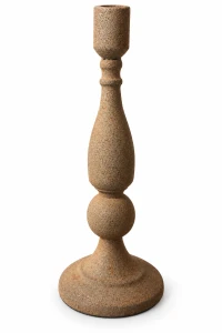 Świecznik brązowy postarzany 28,5cm