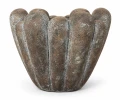 Osłonka betonowa brązowa postarzana 17cm