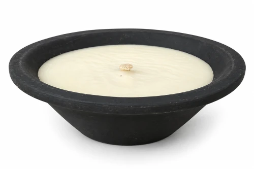 Znicz otwarty czarny jednoknotowy 24cm